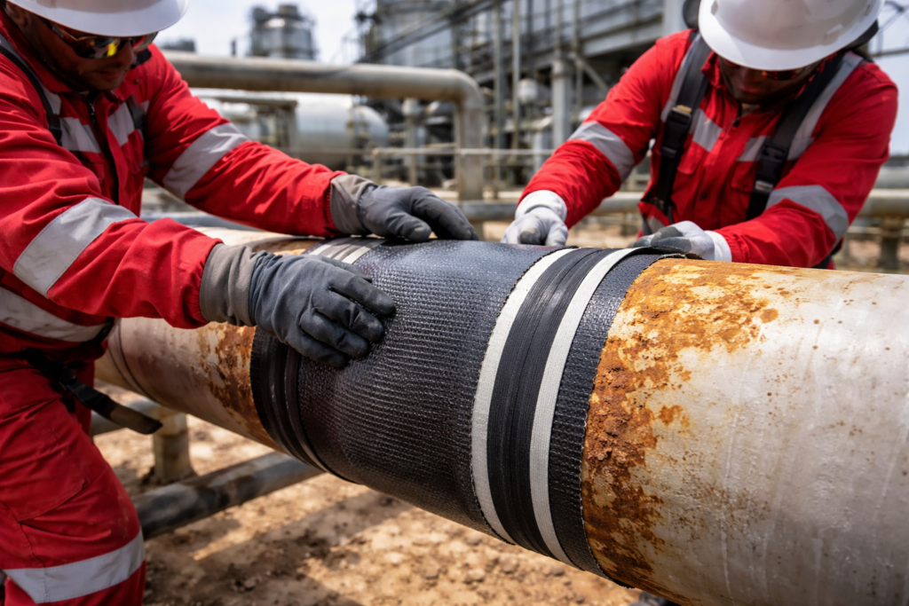 composite pipeline repair system oil and gas.